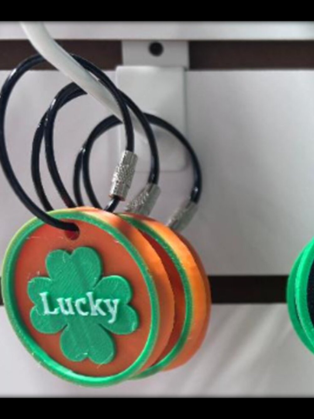 FOUR LEAF CLOVER KEY RING